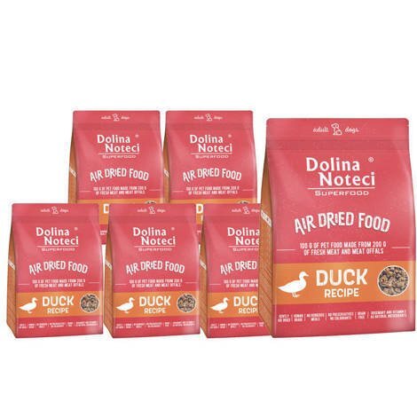DOLINA NOTECI SUPERFOOD - DUCK DISH- DRIED FOOD FOR ADULT DOGS -1 kg BAGS