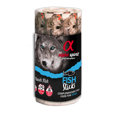 Alpha Spirit- FISH- Dog Treat Bar String (Includes 16 Bars)