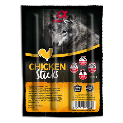 Alpha Spirit- CHICKEN- Dog Treat Bar String (Includes 4 Bars)
