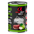 ALPHA SPIRIT- DUCK WITH GREEN APPLE- Complete Wet Adult Dog Food- 400 gr