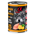 ALPHA SPIRIT- CHICKEN WITH PINEAPPLE- Complete Wet Adult Dog Food- 400 gr