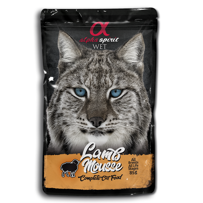 Alpha Spirit- LAMB MOUSSE- Complete Cat Food (85gr)