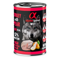 ALPHA SPIRIT- TURKEY WITH PEAR- Complete Wet Adult Dog Food- 400 gr