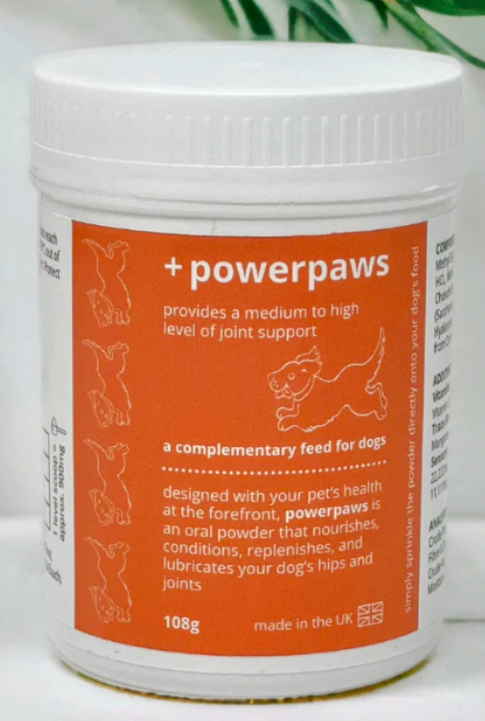  +POWERPAWS Premium- Proszek Suplementacyjny dla Psów na​ biodra, stawy i kości