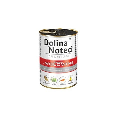 DOLINA NOTECI PREMIUM- BEEF-WET FOOD FOR ADULT DOGS- 400 GR CANS