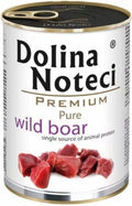 DOLINA NOTECI PREMIUM- BOGATA W DZIKA- MOKRA KARMA DLA PSA ALERGIKA- 400 GR PUSZKA