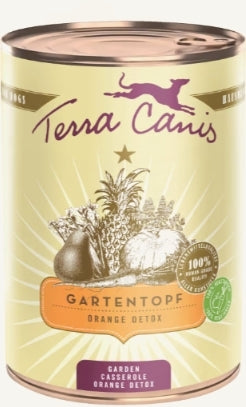 TERRA CANIS Garden Casserole – ORANGE DETOX – warzywa i owoce dla psów – 400 g