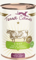TERRA CANIS- Light- BEEF WITH PUMPKIN, MANGO & ARTICHOKE- 400 gr
