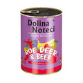 DOLINA NOTECI SUPERFOOD- SARNA Z WOŁOWINĄ- MOKRA KARMA DLA PSóW DOROSŁYCH– 400 gr PUSZKI