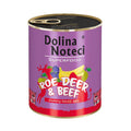 DOLINA NOTECI SUPERFOOD- SARNA Z WOŁOWINĄ- MOKRA KARMA DLA PSÓW DOROSŁYCH– 800 gr PUSZKI