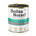 DOLINA NOTECI PREMIUM- GUINEA FOWL WITH APPLE- WET FOOD FOR ADULT DOGS- 800 GR CANS
