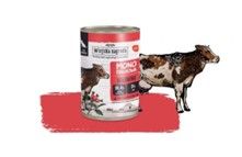 WIEJSKA ZAGRODA (COUNTRY OF ANIMALS)- MONOPROTEIN LINE- WET FOOD FOR ADULT DOGS- BEEF- 400 GR TINS