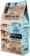 WIEJSKA ZAGRODA (COUNTRY OF ANIMALS)- KARMA SUCHA DLA PSÓW DOROSŁYCH Z WRAŻLIWYM BRZUSZKIEM- RYBY MORSKIE- M- 2 KG TORBA