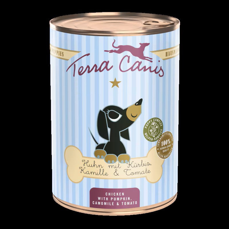 TERRA CANIS- Puppy- CHICKEN WITH PUMPKIN, CAMOMILE AND TOMATO- 400 gr