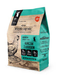 WIEJSKA ZAGRODA (COUNTRY OF ANIMALS)- DRY KITTEN FOOD- CHICKEN WITH SALMON- 400 GR BAG