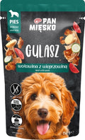PAN MIĘSKO (MR MEATY)– COMPLETE WET FOOD FOR ADULT DOGS- STEW- BEEF WITH PORK- 150 GR POUCH