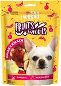 MR MEATY- FRUITS & VEGGIES- DOG TREAT FOR ADULT DOGS- BANANA WITH DUCK- 100 G