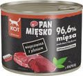 MR MEATY- COMPLETE WET FOOD FOR ADULT CATS- PORK WITH VENISON- 200 GR