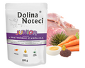 DOLINA NOTECI PREMIUM "JUNIOR"- BOGATA W WĄTRÓBKA Z KRÓLIKA- MOKRA KARMA DLA SZCZENIĄT I PSÓW MŁODYCH- 300 gr saszetki