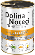 DOLINA NOTECI PREMIUM- KACZKA Z DYNIĄ- MOKRA KARMA DLA PSÓW DOROSŁYCH- 400 GR PUSZKA