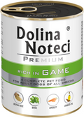 DOLINA NOTECI PREMIUM- DZICZYZNA- MOKRA KARMA DLA PSÓW DOROSŁYCH- 800 GR PUSZKA