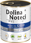 DOLINA NOTECI PREMIUM- COD WITH BROCCOLI- WET FOOD FOR ADULT DOGS- 800 GR CANS